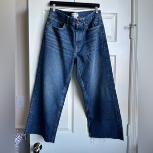 Madewell Low-Slung baggy crop jeans